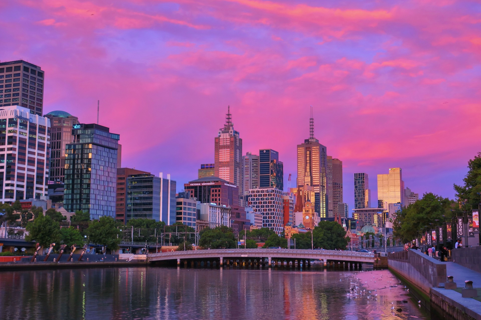Majestic Sunset in Melbourne